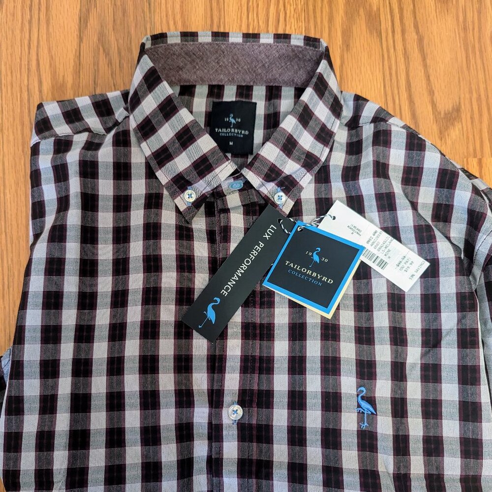 NEW Tailorbyrd Luxe Button Down shirt (Medium)